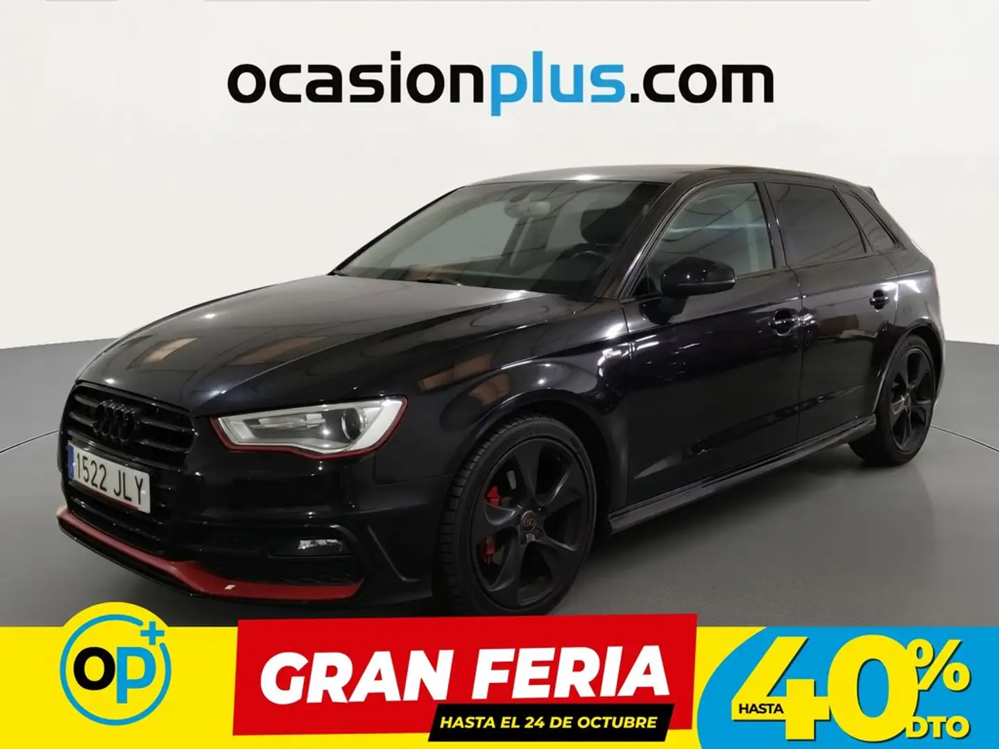 Audi A3 Sportback 1.6TDI CD S line edition Negro - 1