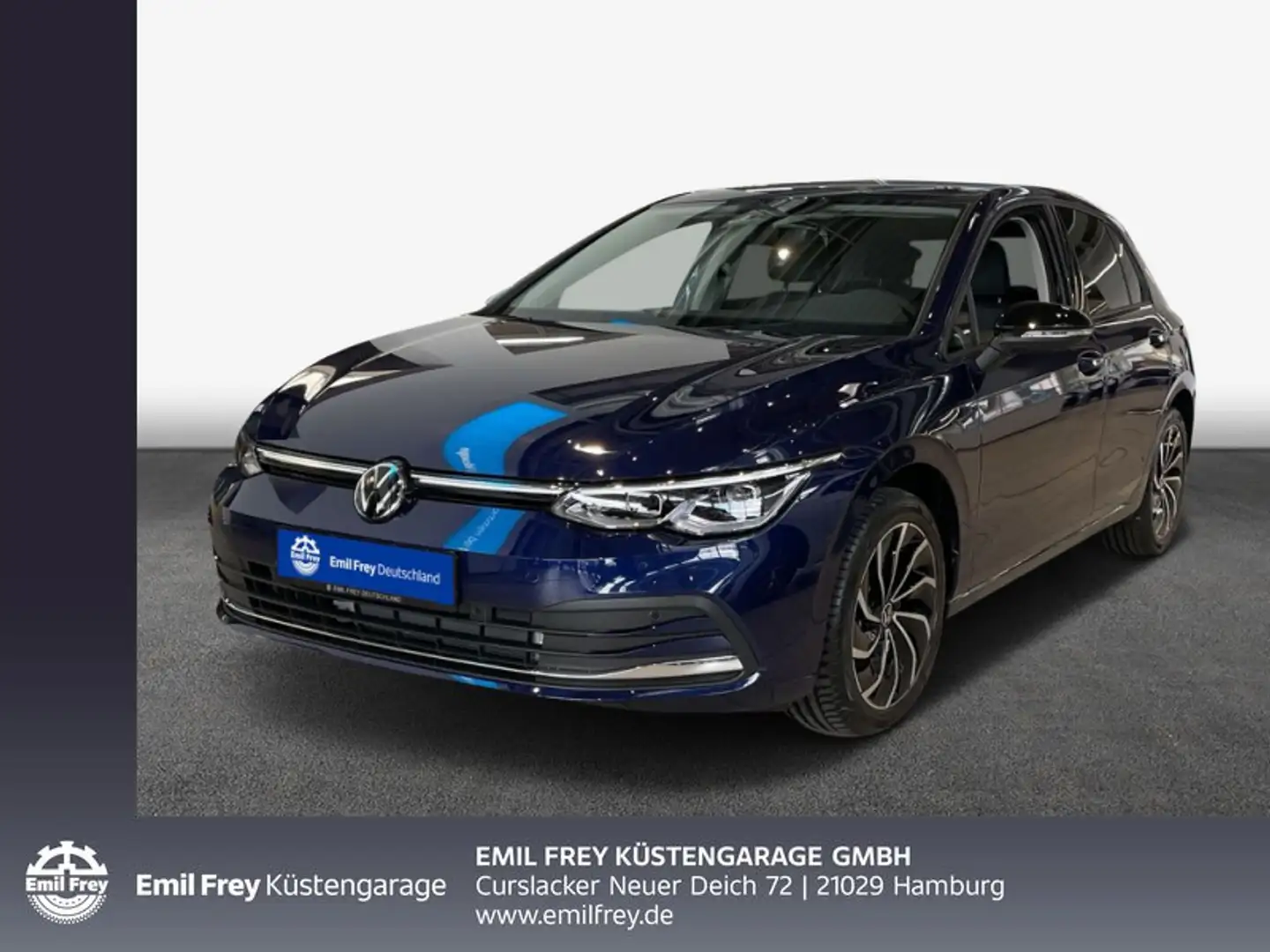 Volkswagen Golf VIII 1.5 l eTSI DSG Move, Navi, LED, Alu, R Bleu - 1