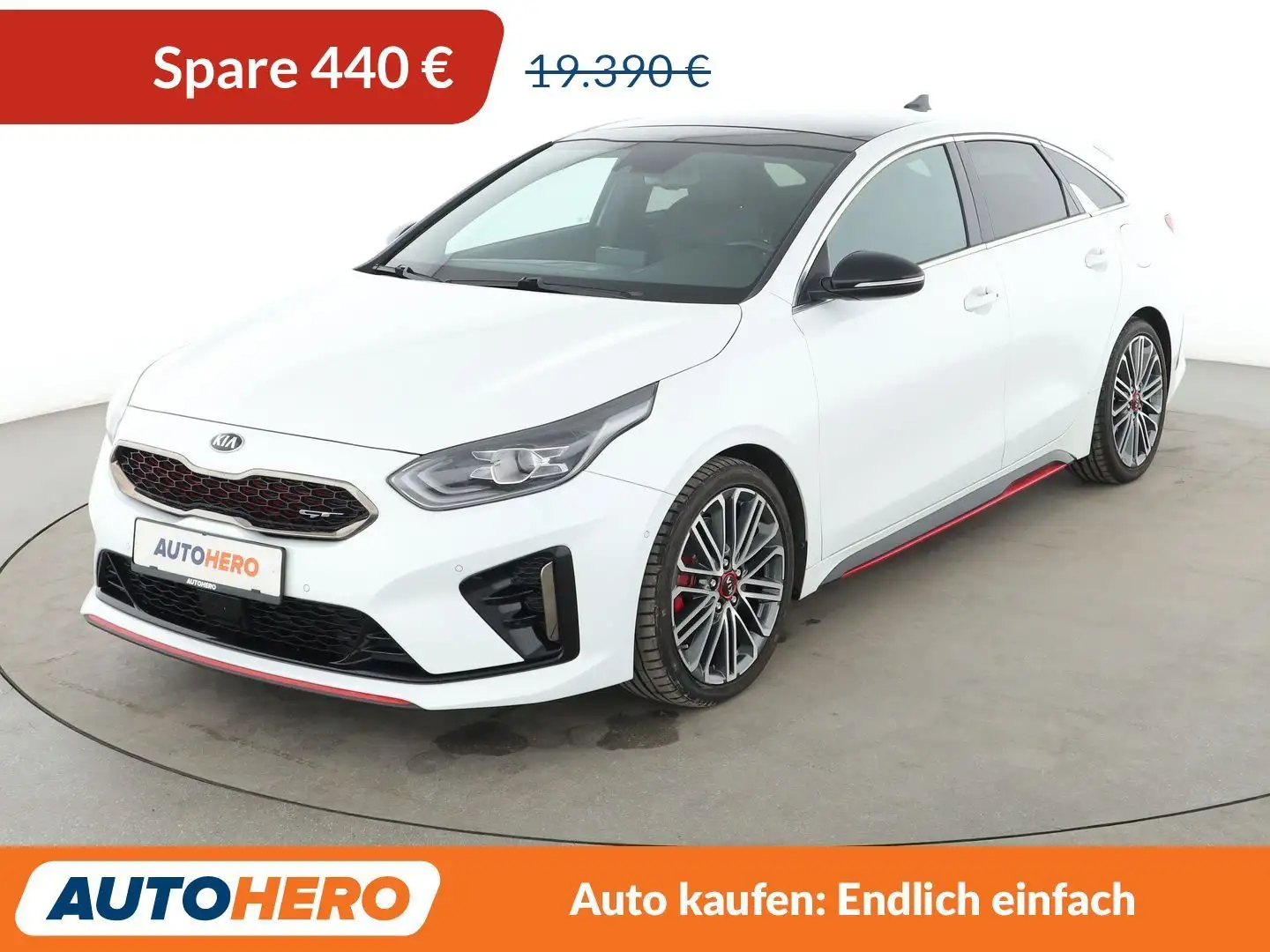 Kia ProCeed / pro_cee'd 1.6 TGDI GT*NAVI*LED*ACC*CAM*PDC*SHZ* Blanc - 1