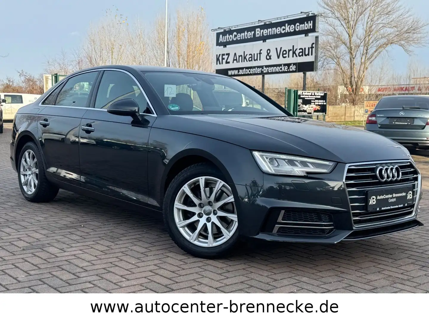 Audi A4 Lim. 35 TFSI*Vollleder*Matrix*Allwetter* Gris - 1