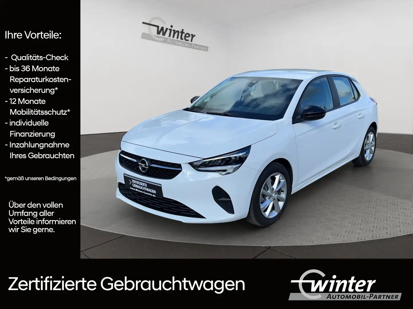 Opel Corsa 1.2 Edition LED/PDC/TEMPOMAT/MFL/USB/ZV/LM Blanc - 1
