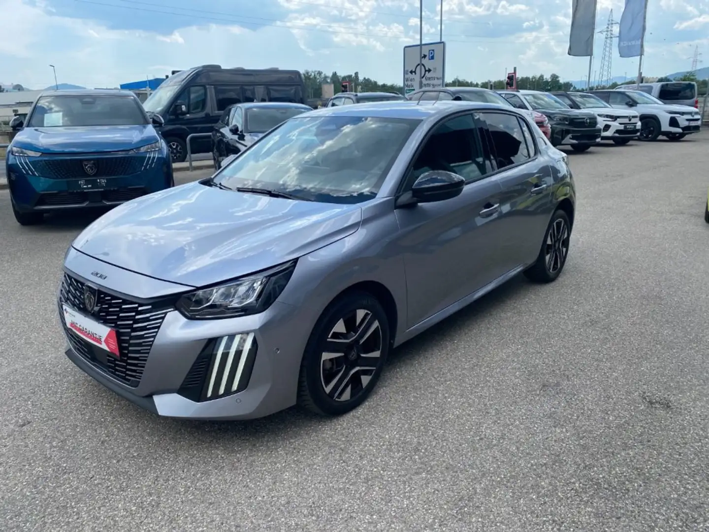 Peugeot 208 ALLURE Hybrid 110 e-DCS6 Grau - 1