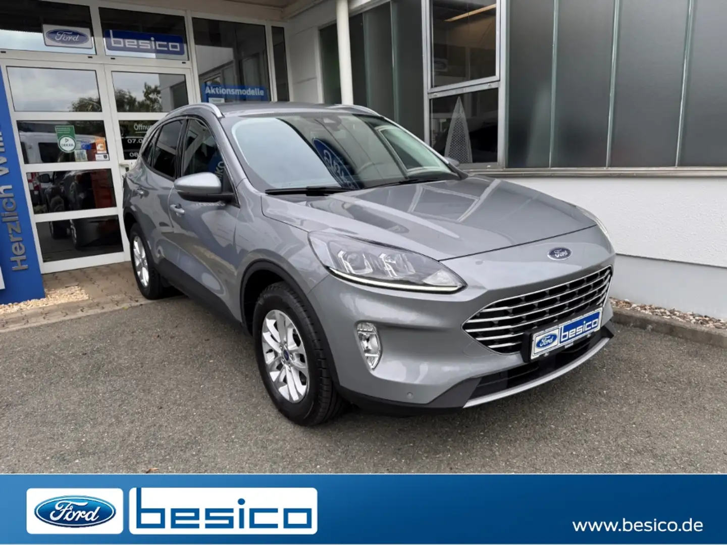 Ford Kuga Titanium PHEV+PDC+NAV+DAB+KeyFree+RFK+LMF+ Silber - 1