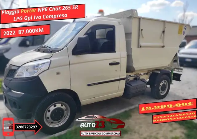Piaggio Porter Piaggio Porter NP6 Chas 265 SR LPG Gpl
