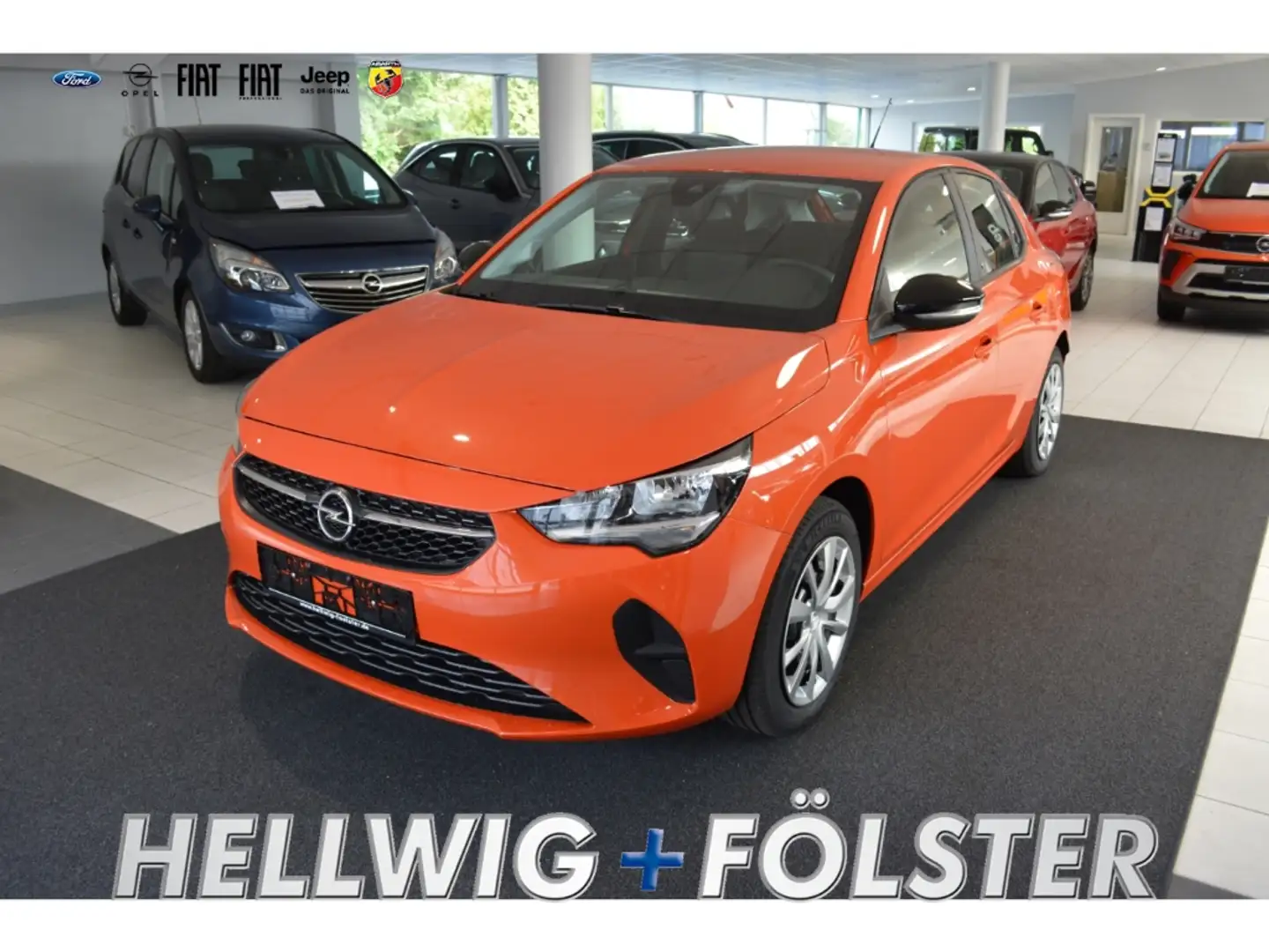 Opel Corsa-e Edition Elektro AT + PDC + SHZ + BT + DAB Orange - 1