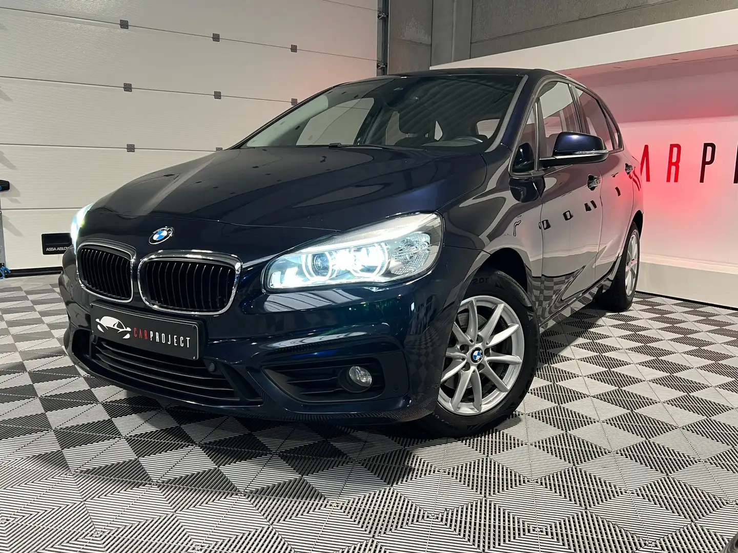 BMW 218 Da ACTIVE TOURER/GPS/CLIM AUTO BI-ZONE/PDC AV+ARR Blauw - 1
