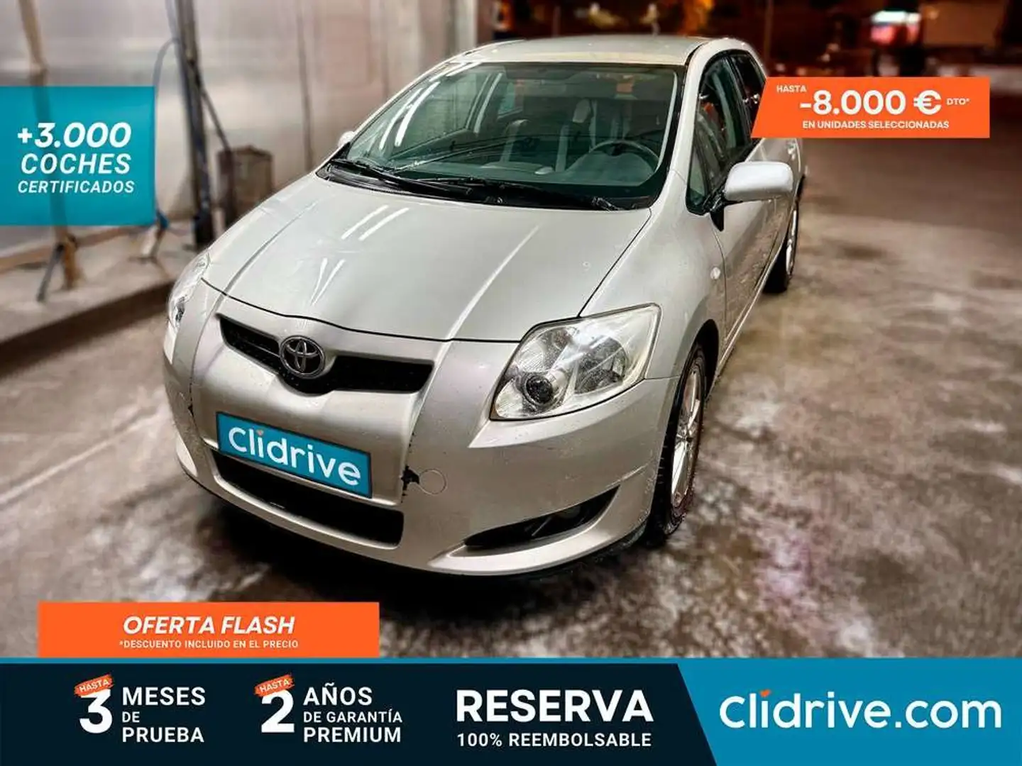 Toyota Auris 1.33 VVT-i Active Gris - 1