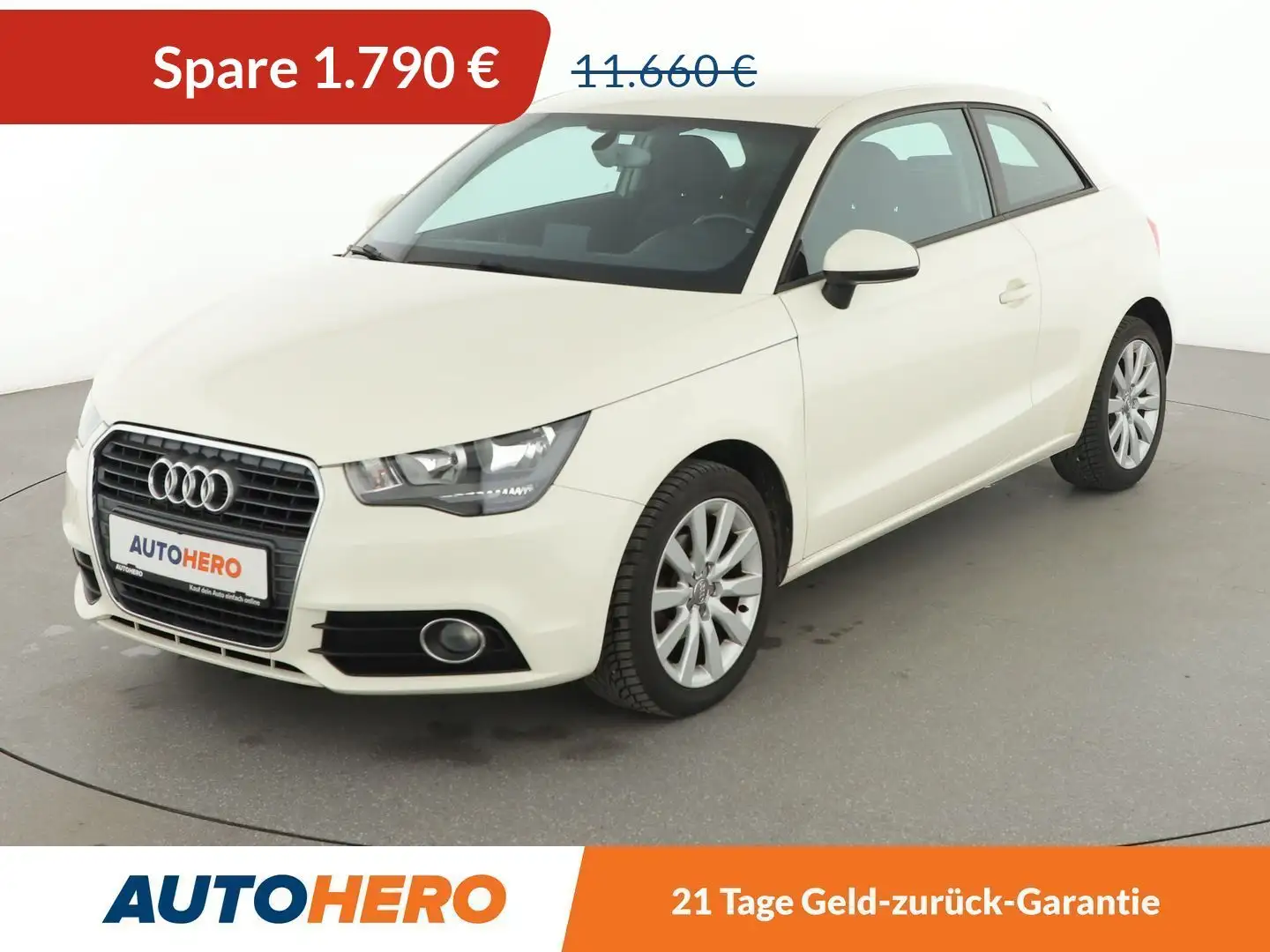 Audi A1 1.2 TFSI Attraction *TEMPO*PDC*SHZ*KLIMA* Weiß - 1