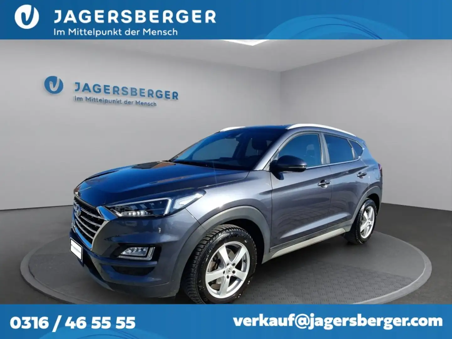 Hyundai TUCSON 1,6 CRDI 4WD Level 5 DCT Aut. Grau - 1