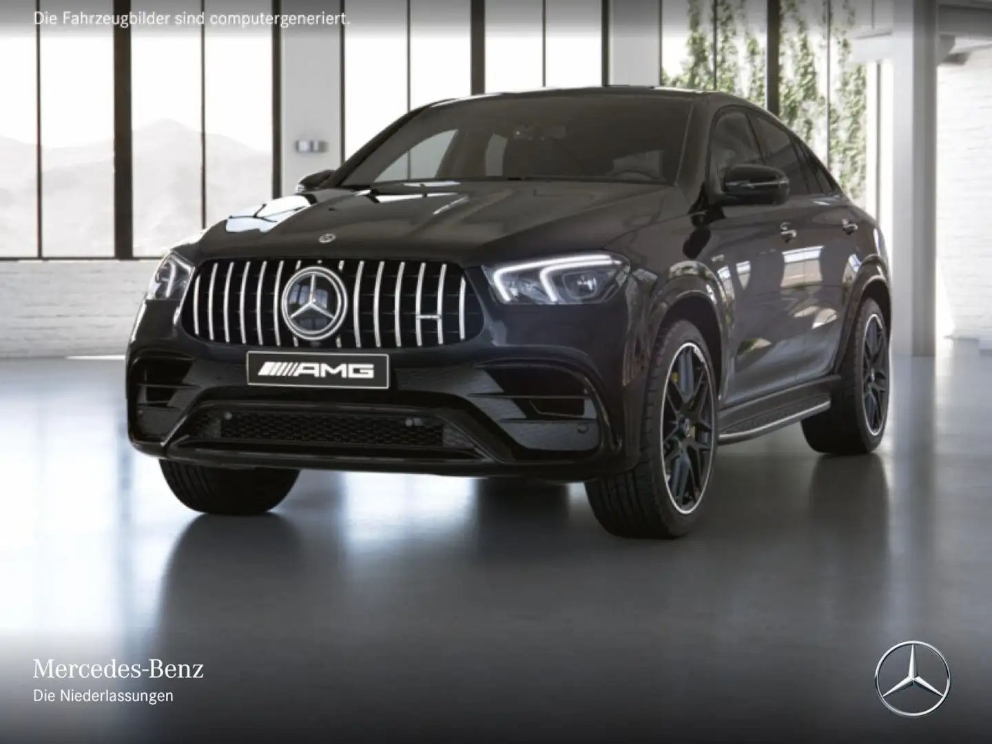 Mercedes-Benz GLE 63 AMG GLE 63 S Coupé 4M NIGHT+PANO+360+AHK+MULTIBEAM+9G Schwarz - 2