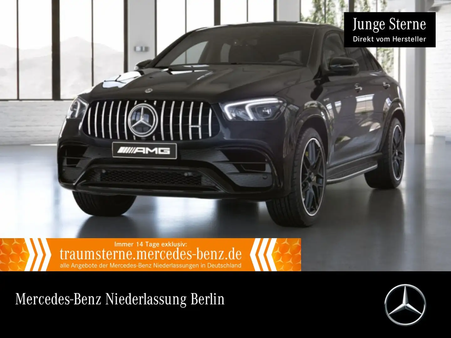 Mercedes-Benz GLE 63 AMG GLE 63 S Coupé 4M NIGHT+PANO+360+AHK+MULTIBEAM+9G Schwarz - 1