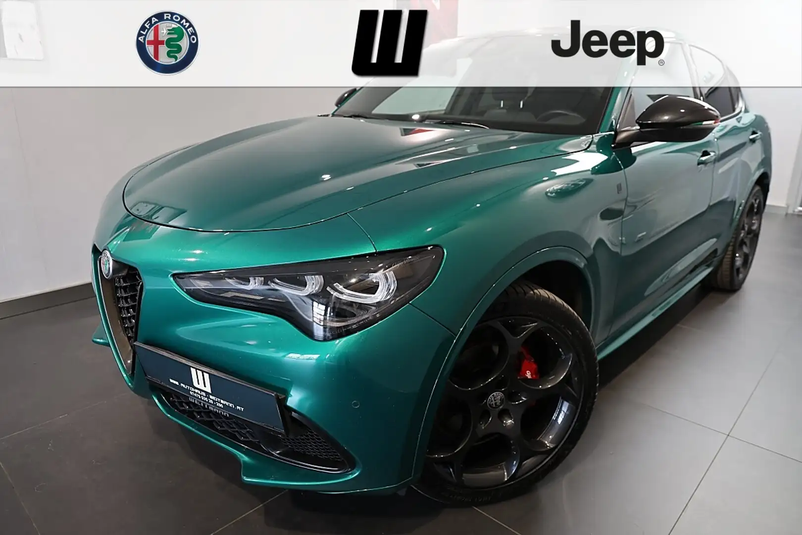 Alfa Romeo Stelvio 2.0 16V 280 AT8 Q4 Tributo Italiano MY24 Schwarz - 1