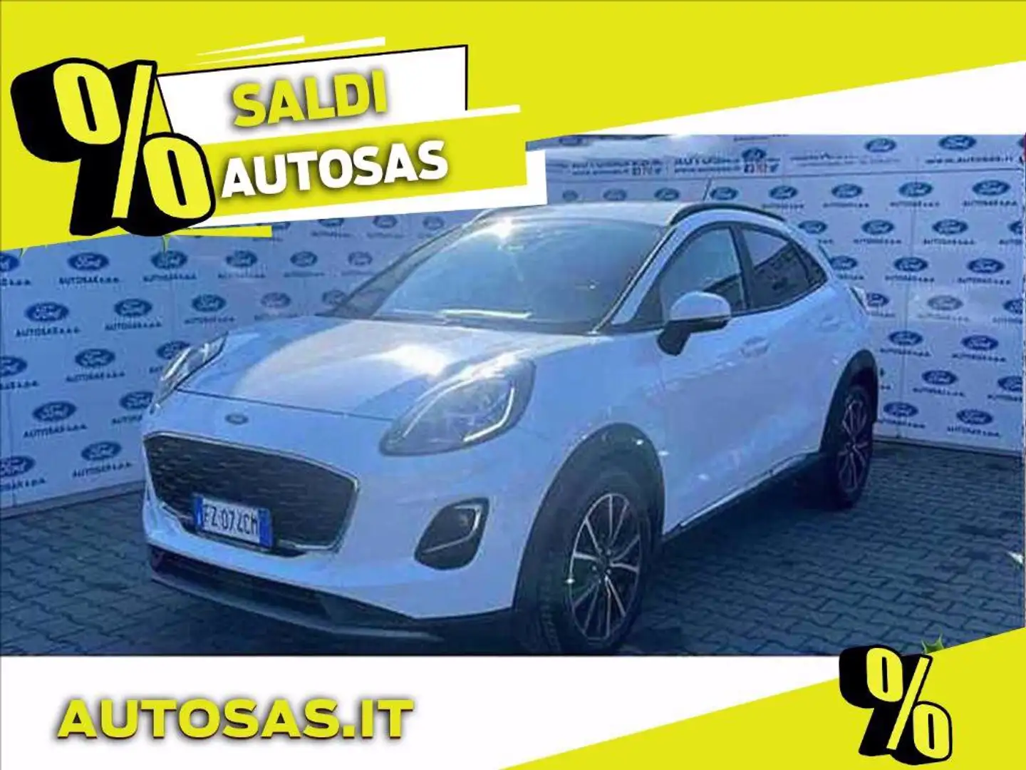 Ford Puma 1.0 EcoBoost 125 CV S&S Titanium Weiß - 1