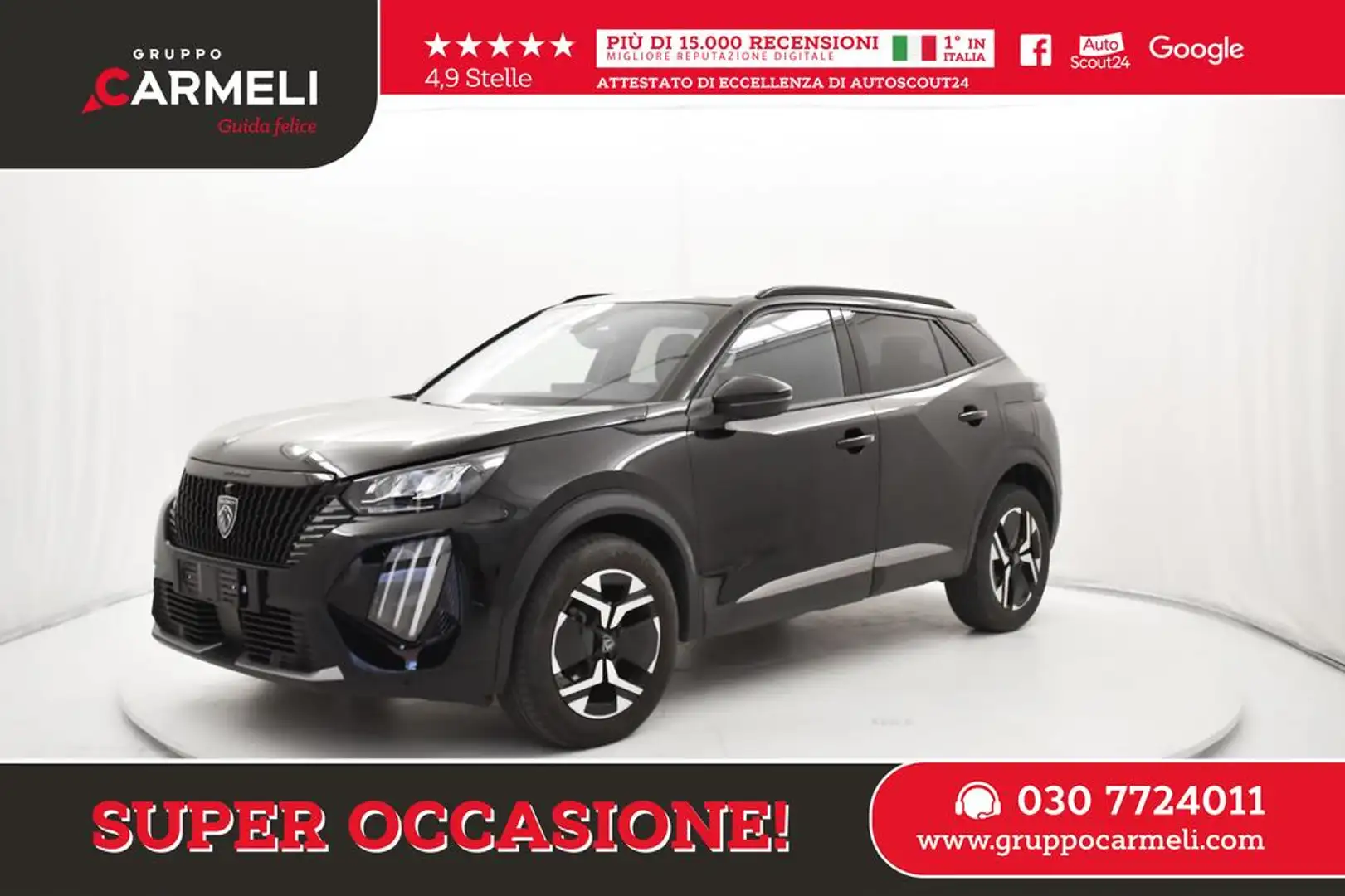 Peugeot 2008 1.2 puretech Allure s&s 100cv Nero - 1