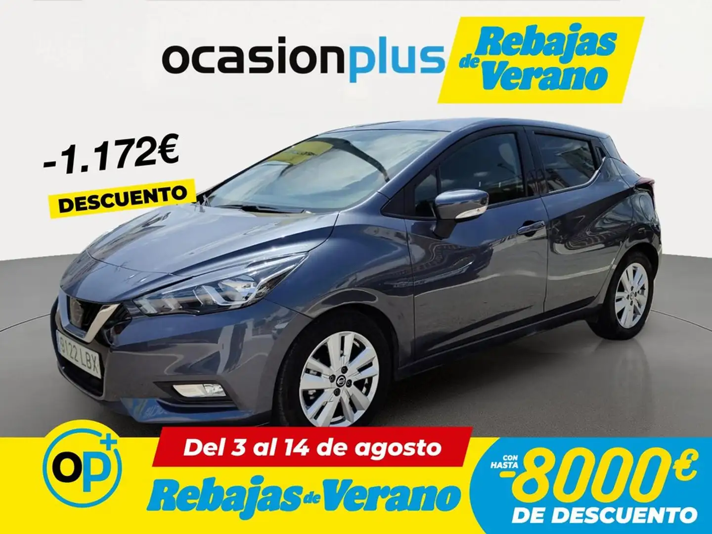 Nissan Micra IG-T Acenta 100 Gris - 1