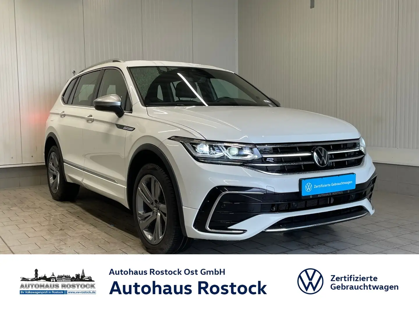Volkswagen Tiguan Allspace R-Line 4M 2.0 TSI DSG AHK NAVI RFK Blanc - 1