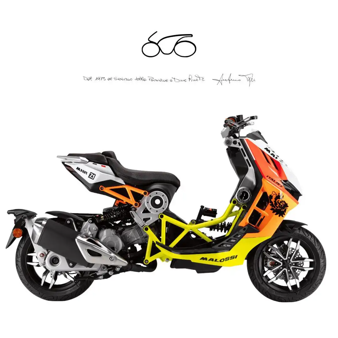 Italjet Dragster 125 . Bianco - 1