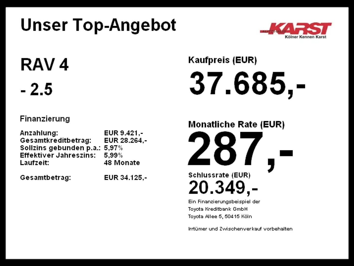 Toyota RAV 4 - 2.5 l Hybrid PlugIn 4x4. Styl + Technik Grau - 2