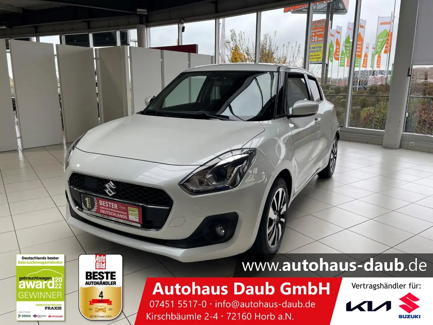Suzuki Swift 1.0 Boosterjet SHVS Comfort+Navi+ Weiß - 2