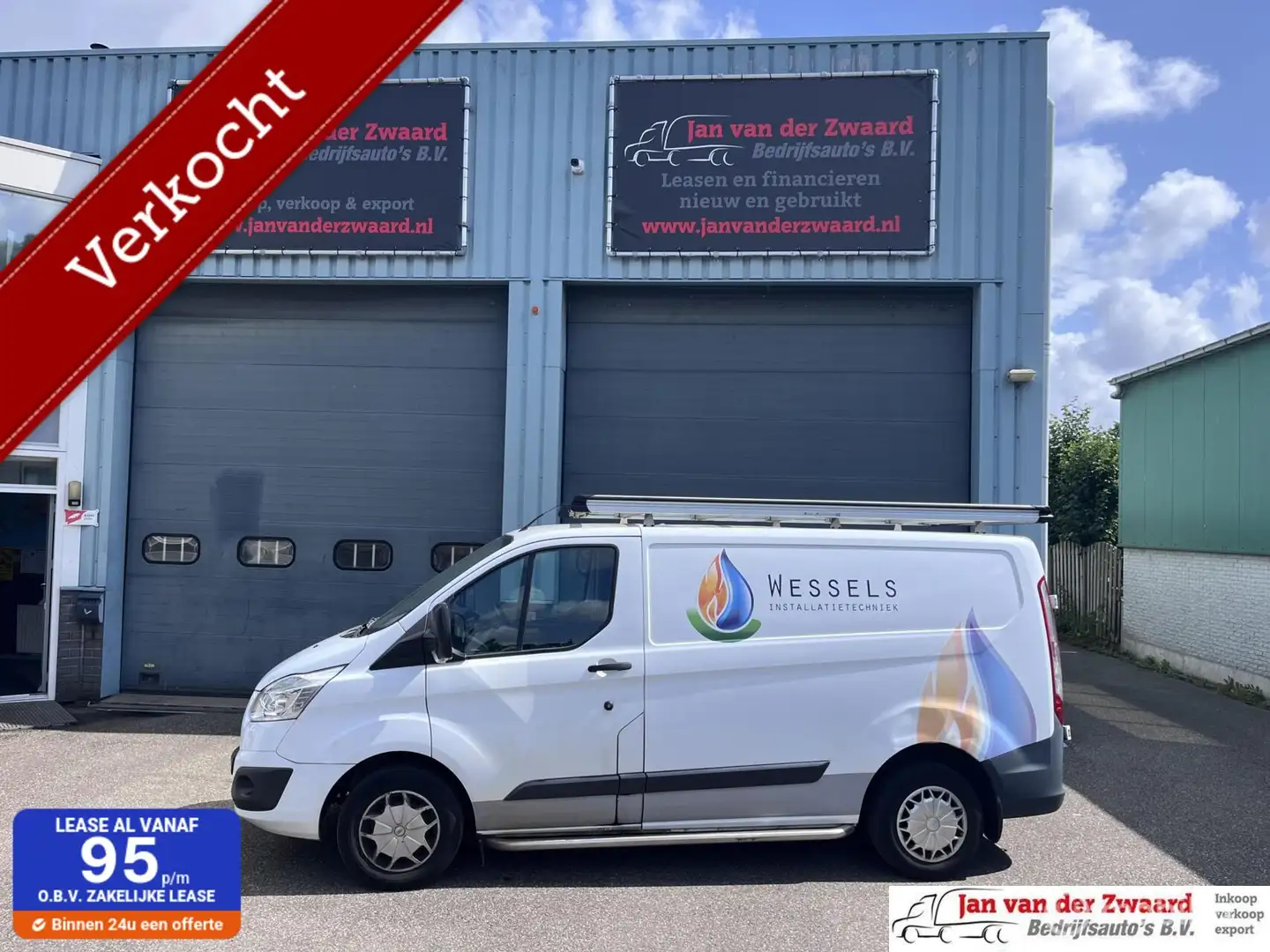 Ford Transit Custom 290 2.2 TDCI MARGE AUTO Wit - 1