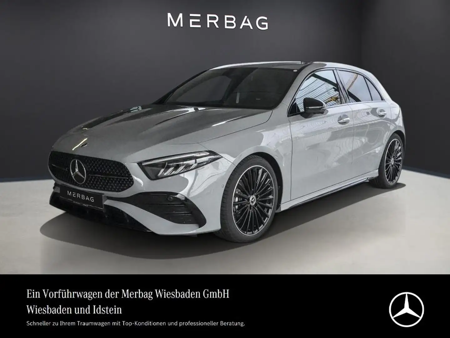 Mercedes-Benz A 180 AMG-NIGHT-DISTRONIC-KEYLESS-AHK-UVP 47.900,- Grau - 1