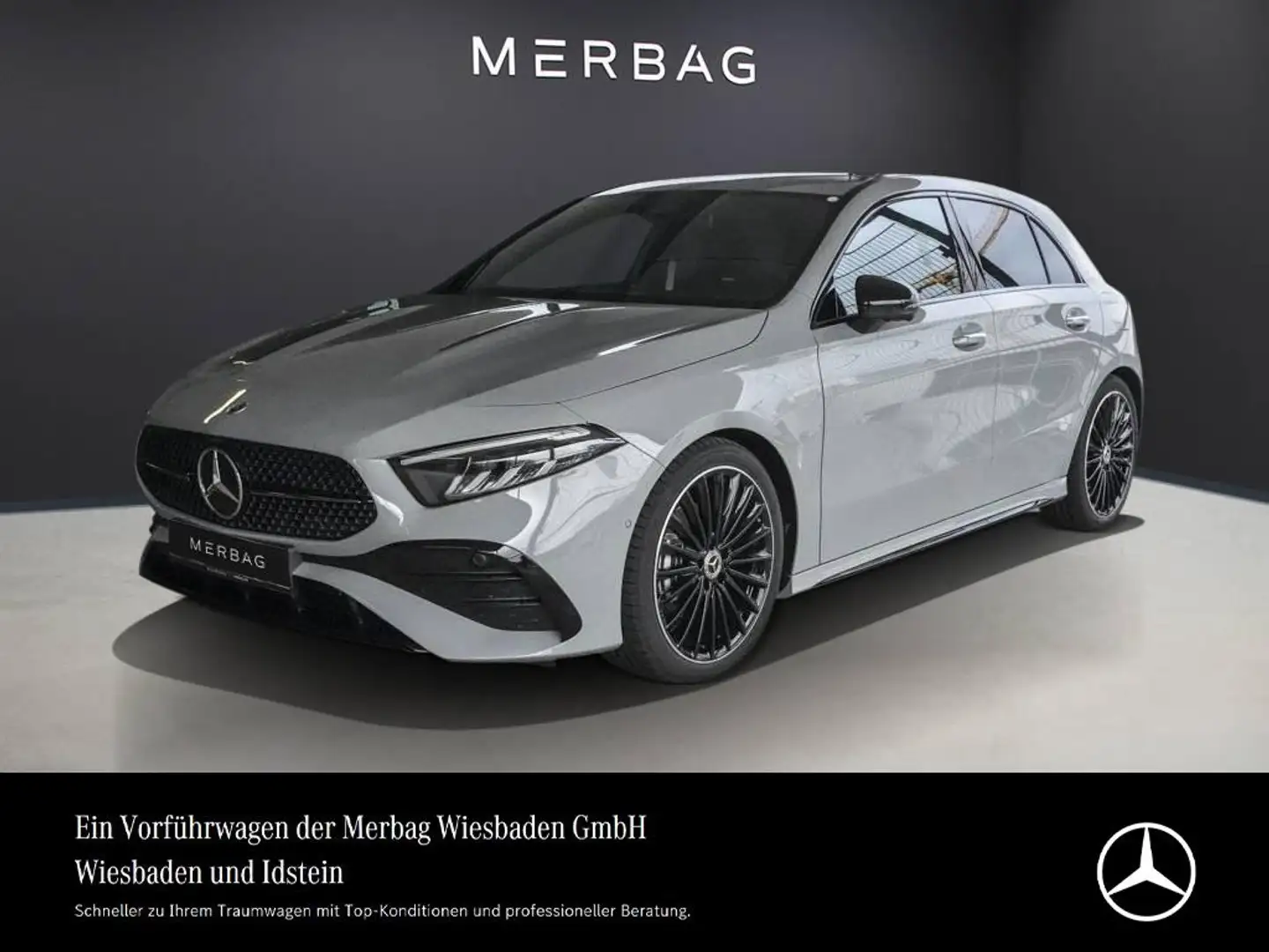 Mercedes-Benz A 180 AMG-NIGHT-DISTRONIC-KEYLESS-AHK-UVP 47.900,- Grau - 1