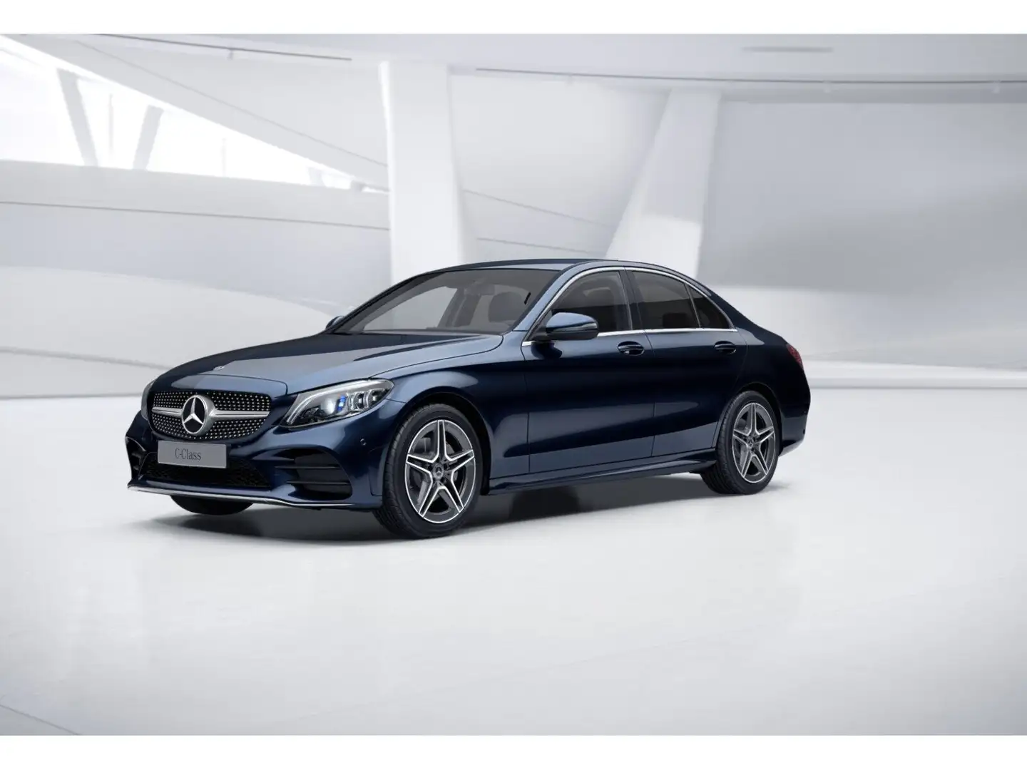Mercedes-Benz C 220 d 4MATIC Wide LED Cam AUT Keyl PTS SHZ Bleu - 1