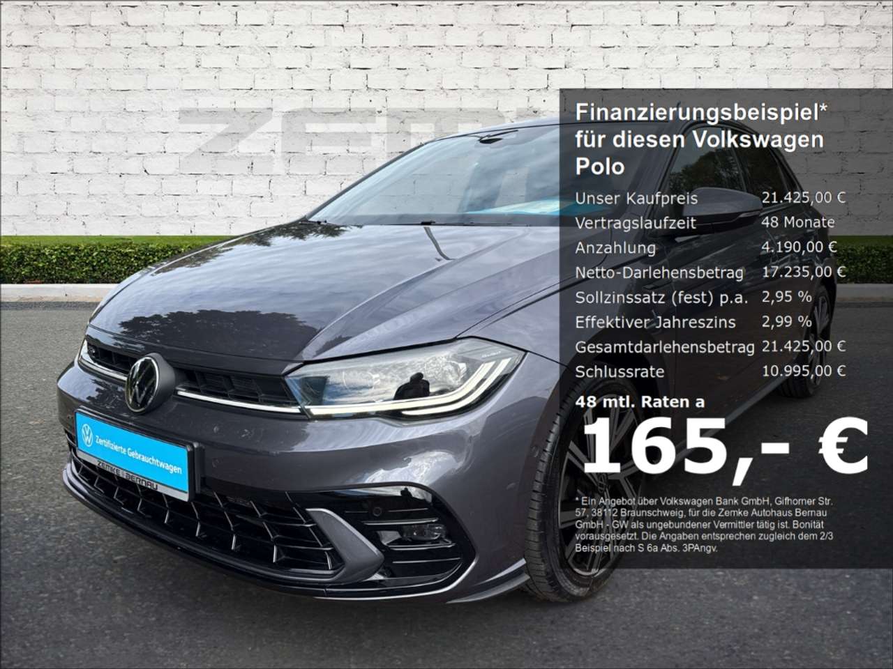 Volkswagen Polo — Volkswagen Polo VI 1.0 TSI DSG R-Line 2,99% Sportpaket Navi Digita