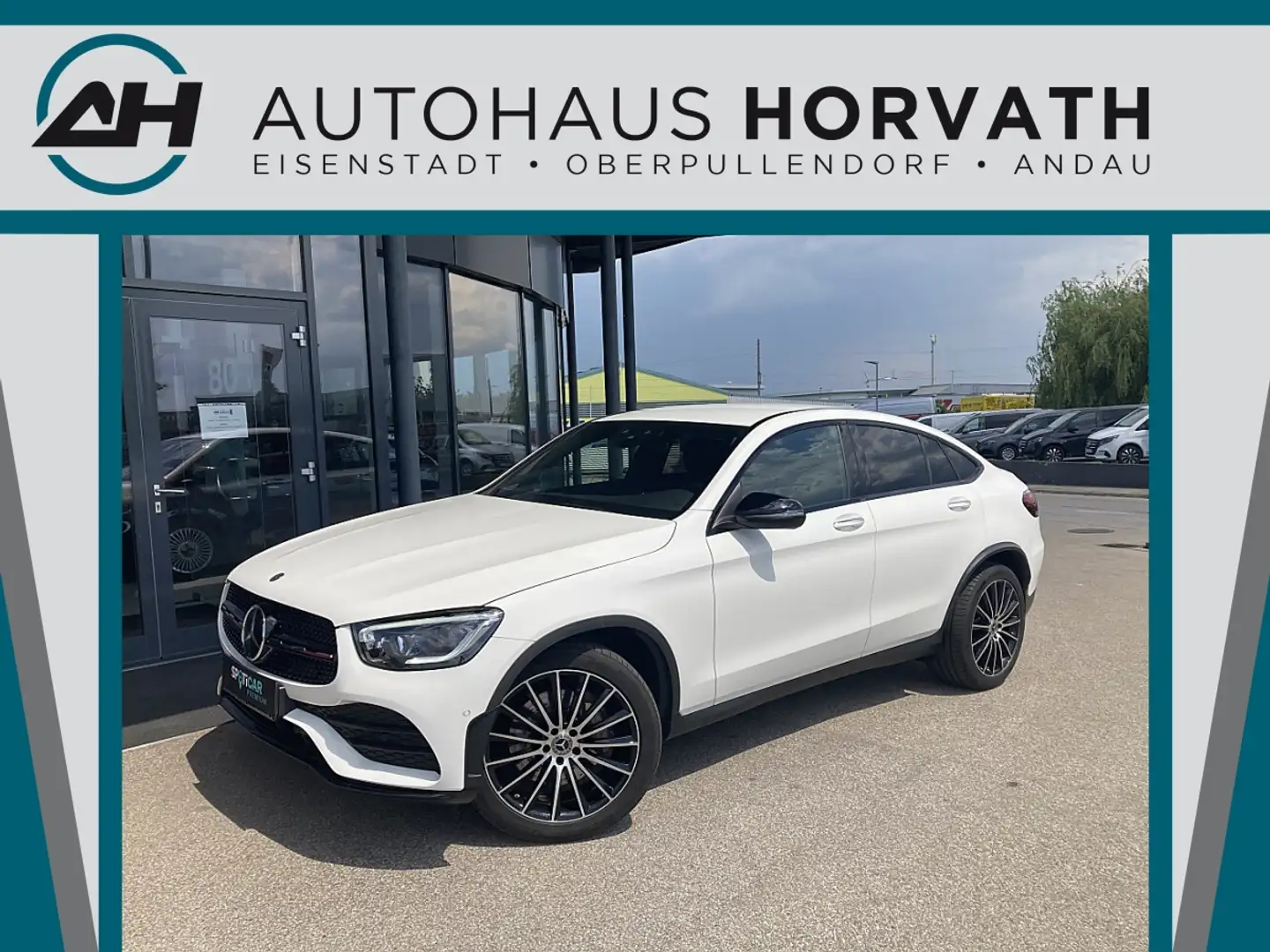 Mercedes-Benz GLC 300 d Coupé 4MATIC Aut. AMG-LINE!VOLL! Weiß - 1