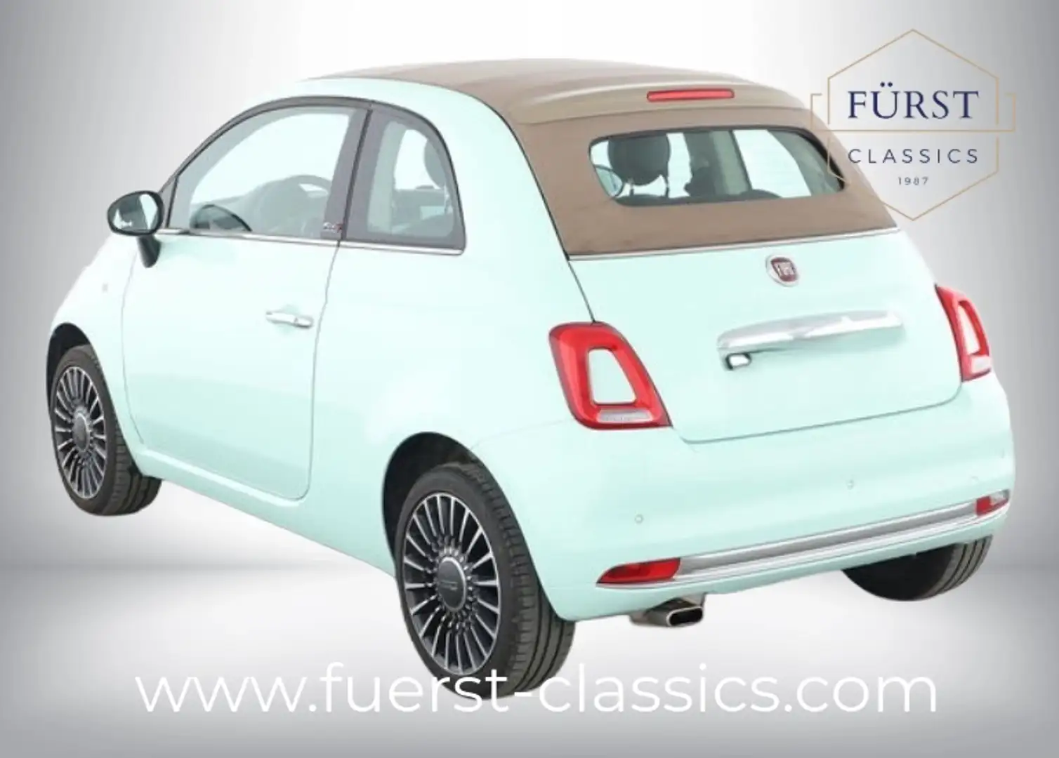 Fiat 500C Lounge Bi-Xenon Beats Klimaautomatik 1.Hand Grün - 2