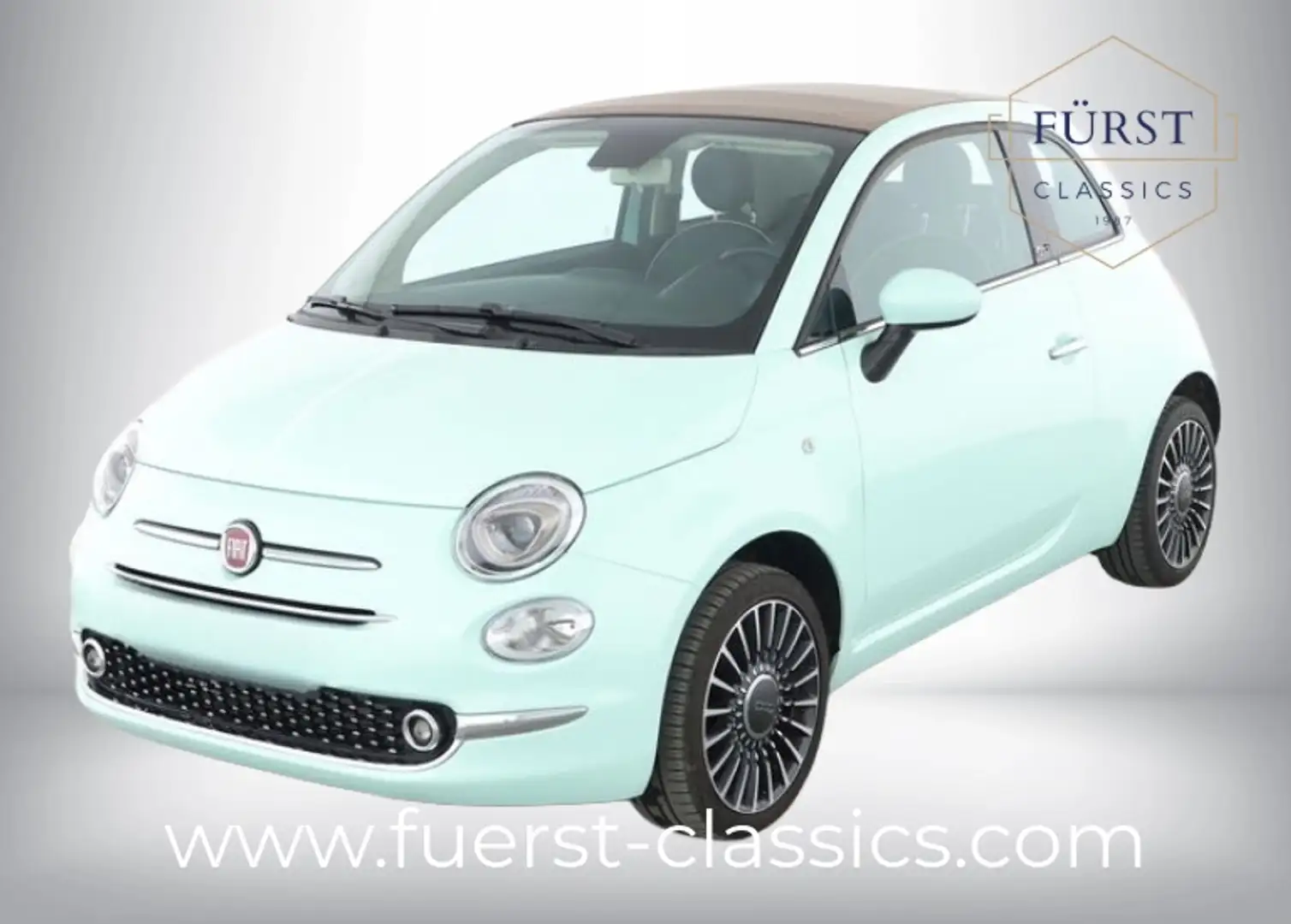 Fiat 500C Lounge Bi-Xenon Beats Klimaautomatik 1.Hand Grün - 1