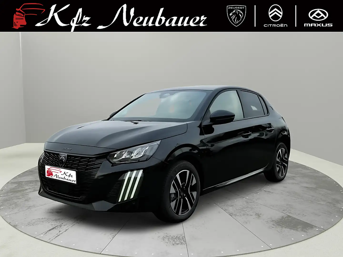 Peugeot 208 1.2 Hybrid 110 Allure (EURO 6e) Schwarz - 1