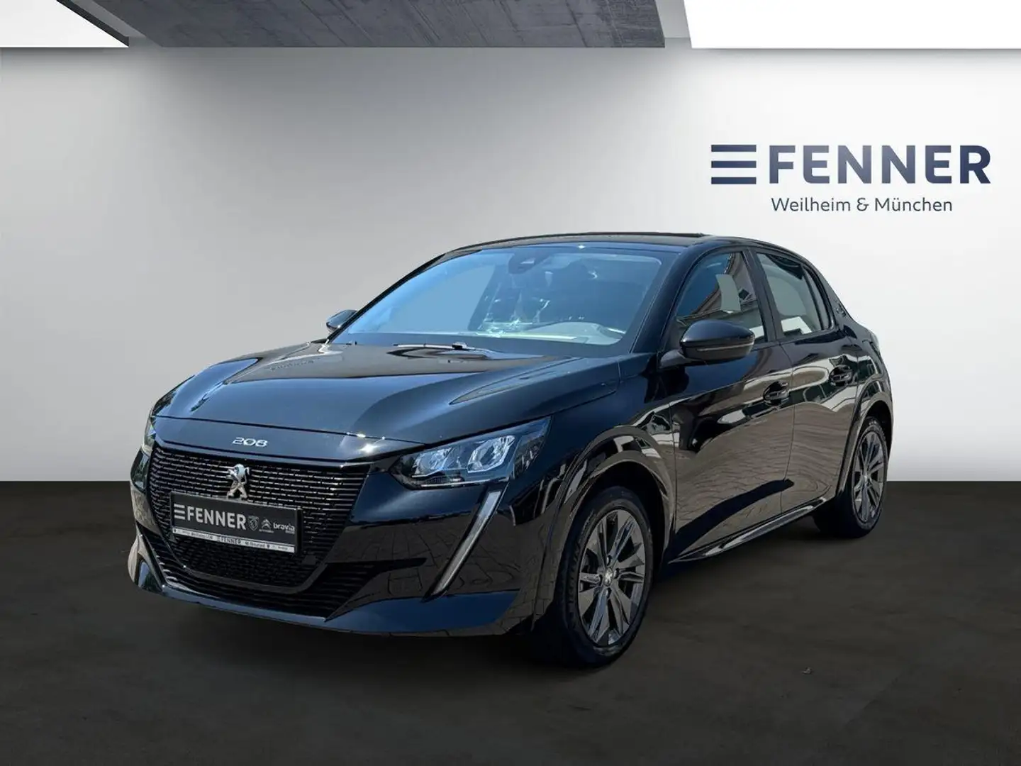 Peugeot 208 e- Active Pack + SHZ-Navi-AppleCarPlay + Noir - 2