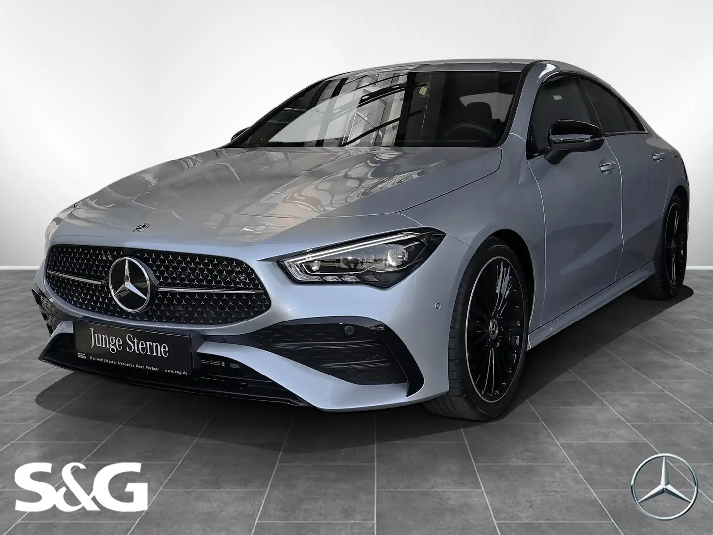 Mercedes-Benz CLA 200 Coupé AMG BURMESTER+KAMERA+KEYLESS+19" Silber - 1