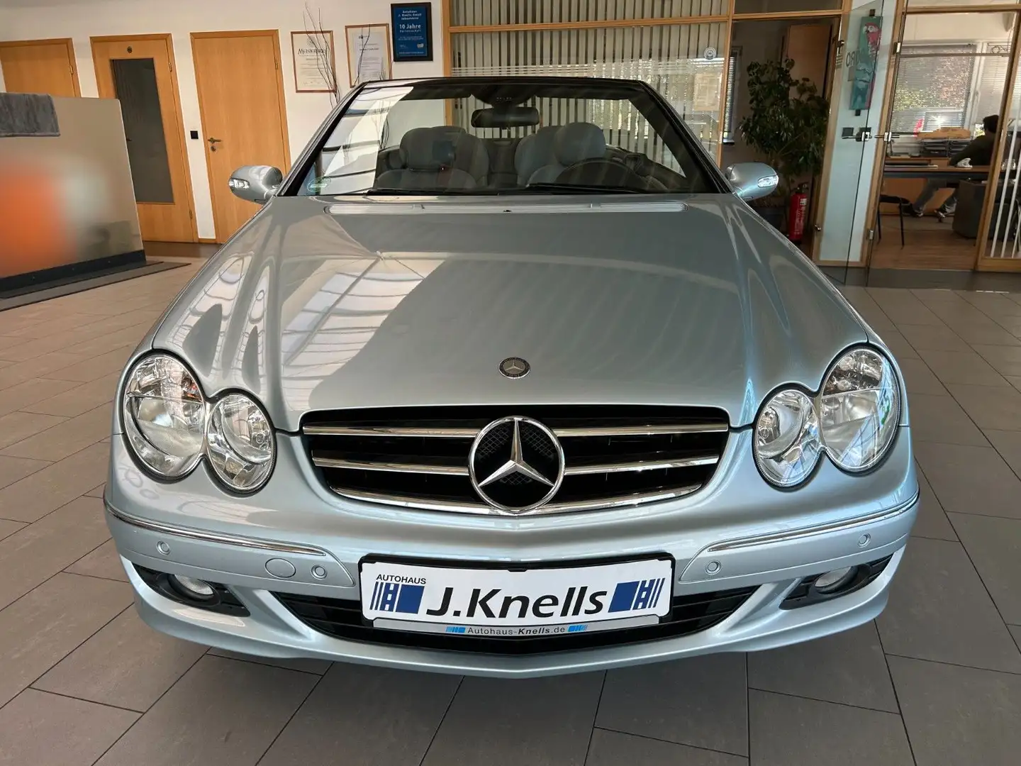 Mercedes-Benz CLK 200 Cabrio Avantgarde/Orig. 57.000km/LEDER/ Zilver - 2