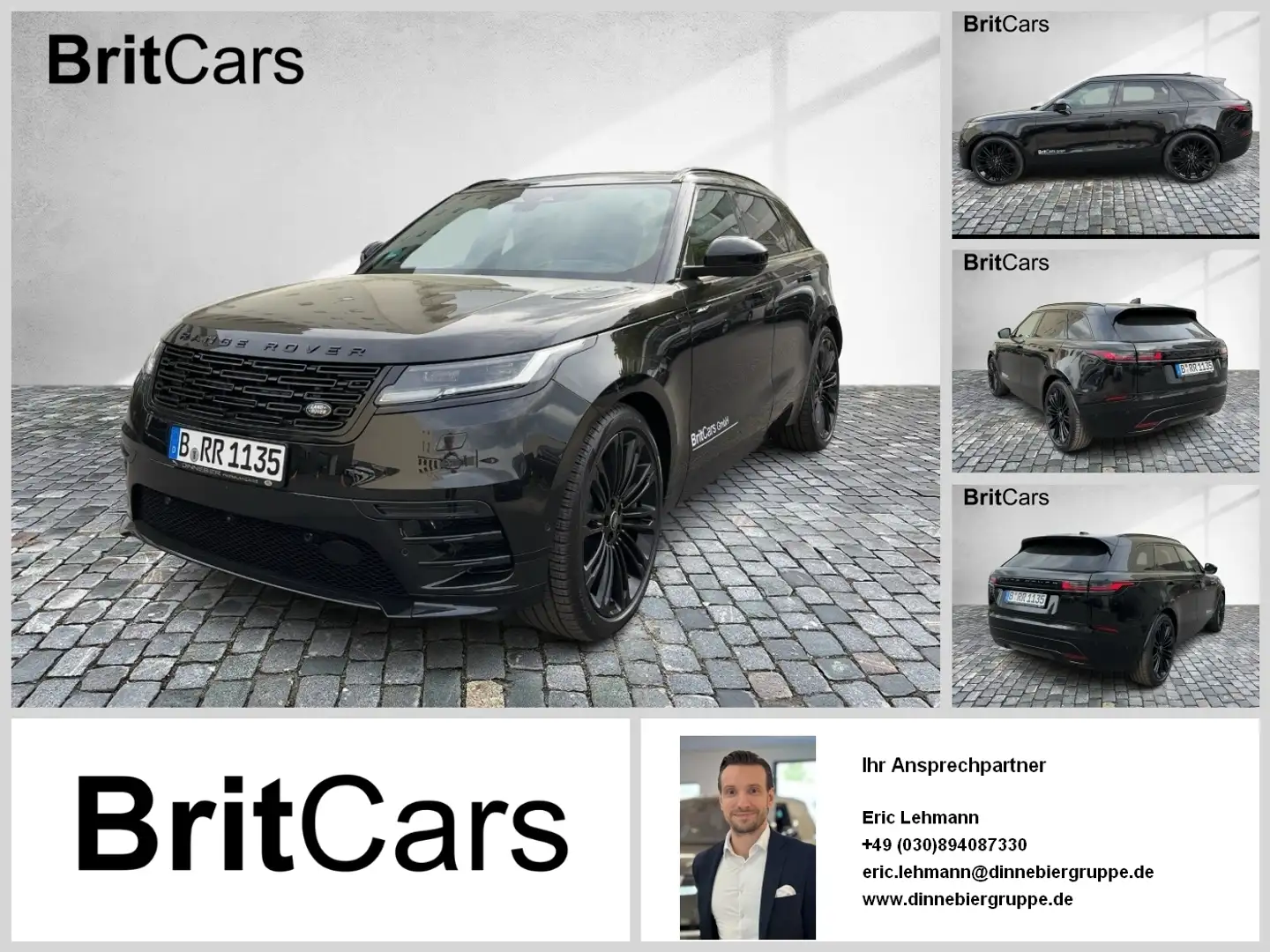 Land Rover Range Rover Velar D300 Dynamic SE Luft HUD 360 Schwarz - 1