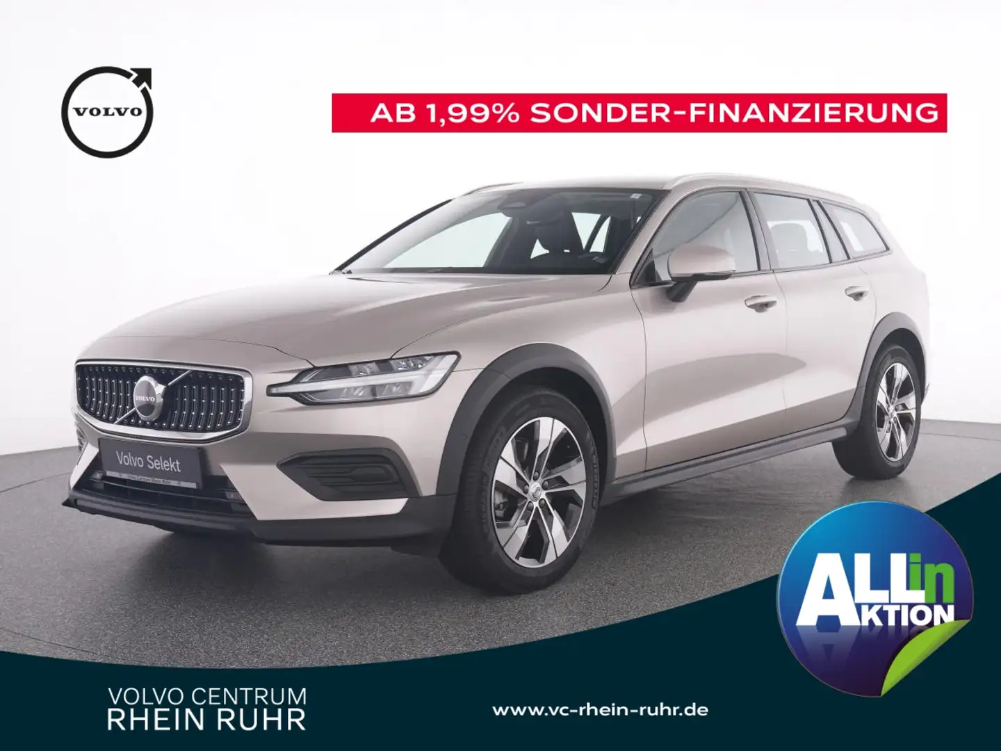 Volvo V60 Cross Country B4 AWD Plus+WP+KL+RFK+MEMO+ Oro - 1