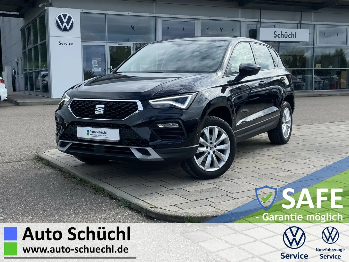 SEAT Ateca 1.5 TSI DSG AHK+17"+BEATS+NAVI-PRO+LED+PAR Schwarz - 1