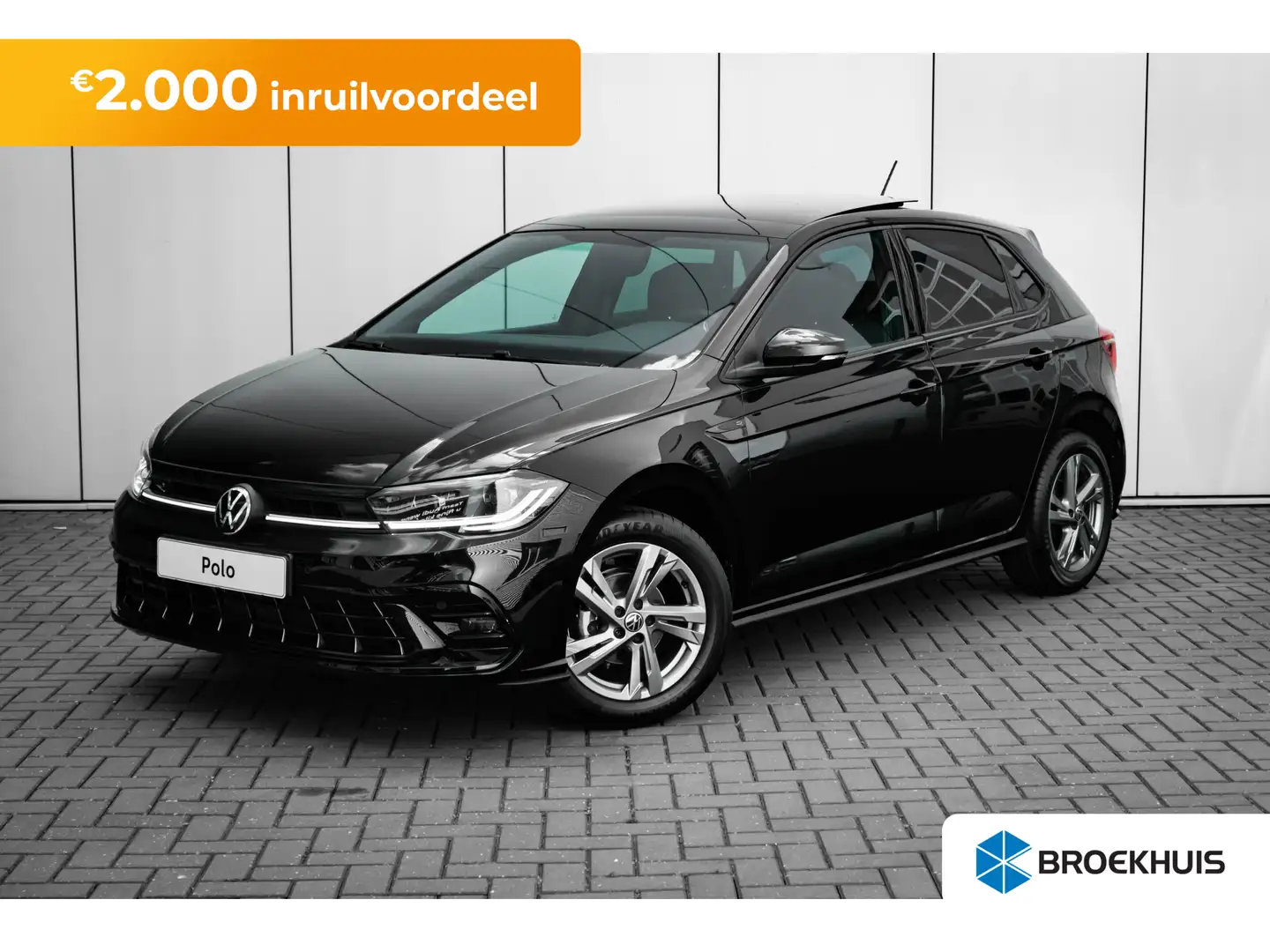 Volkswagen Polo R-Line Business Inclusief €2000,- inruilvoordeel | Zwart - 1