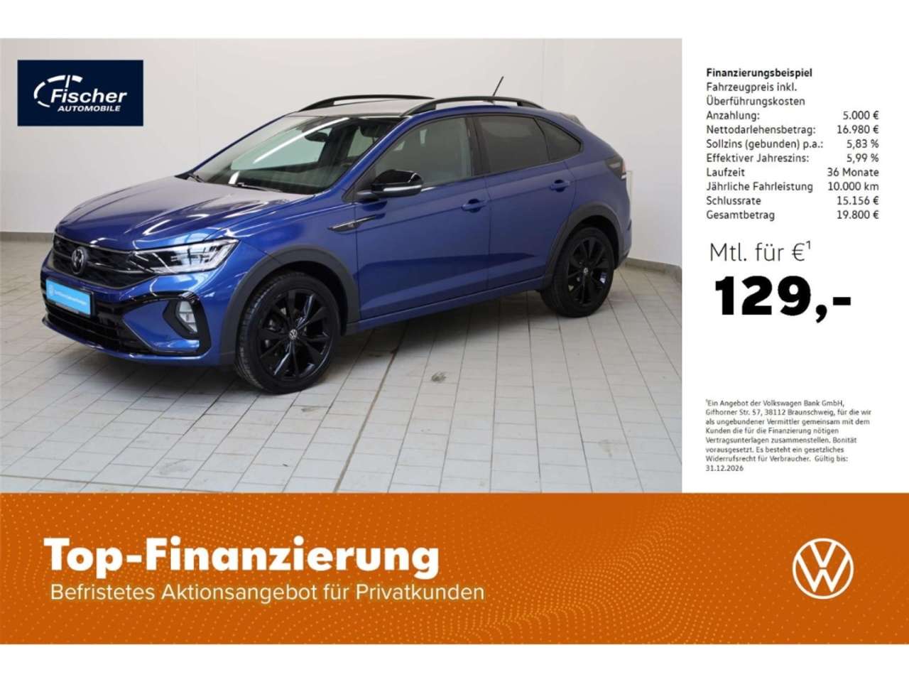 Volkswagen Taigo 2024 — 1.0 TSI R-Line AHK/DAB+/Matrix/NAV/RFK/SH