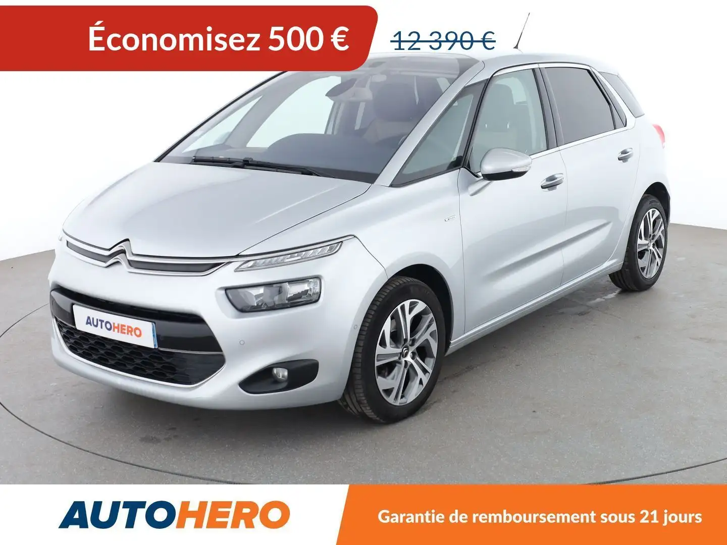 Citroen C4 Picasso 1.6 Blue-HDi Exclusive BV6 Gris - 1