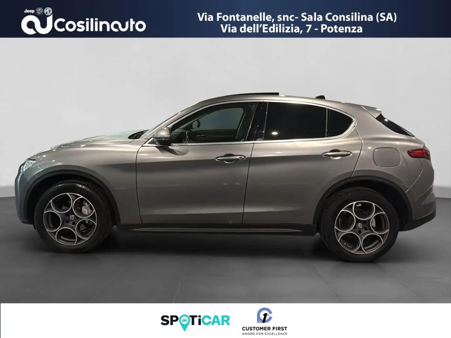 Alfa Romeo Stelvio 2.2 Turbodiesel 210 CV AT8 Q4 Grigio - 2