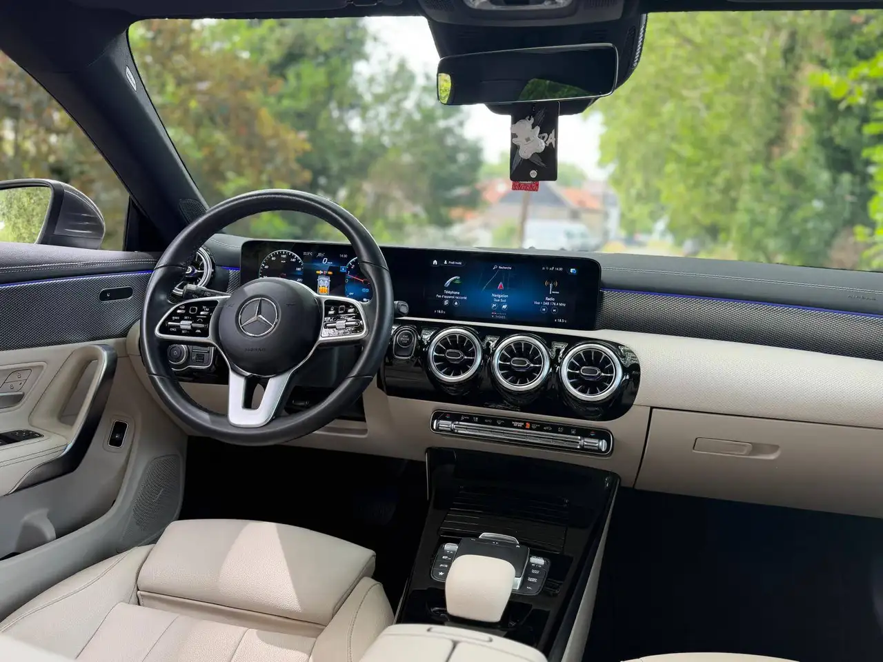 Mercedes-Benz CLA 250 e PHEV AMG Line-Cuir Blanc-Toit Pano- Automatique, миниатюра 21