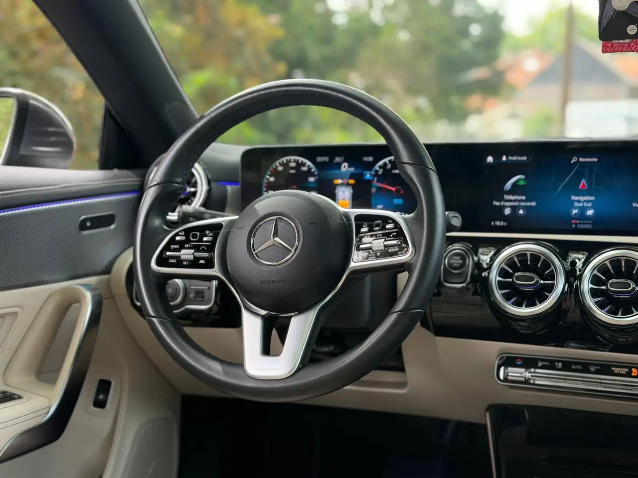 Mercedes-Benz CLA 250 e PHEV AMG Line-Cuir Blanc-Toit Pano- Automatique, миниатюра 22