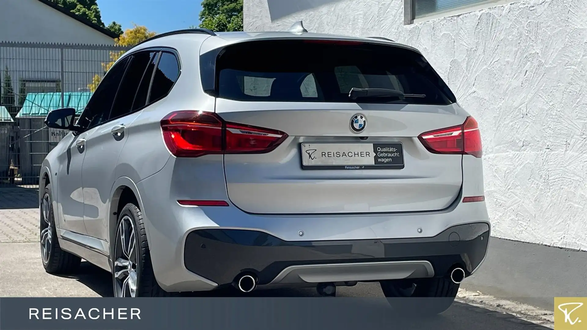 BMW X1 xDrive 20d A M-Sport Navi+ HUD AHK LM19" eHK Argent - 2