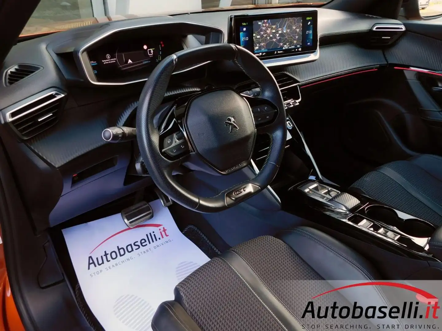 Peugeot 2008 136CV ELETTRICO GT-LINE 'UNICA PROPRIETARIA' Arancione - 2