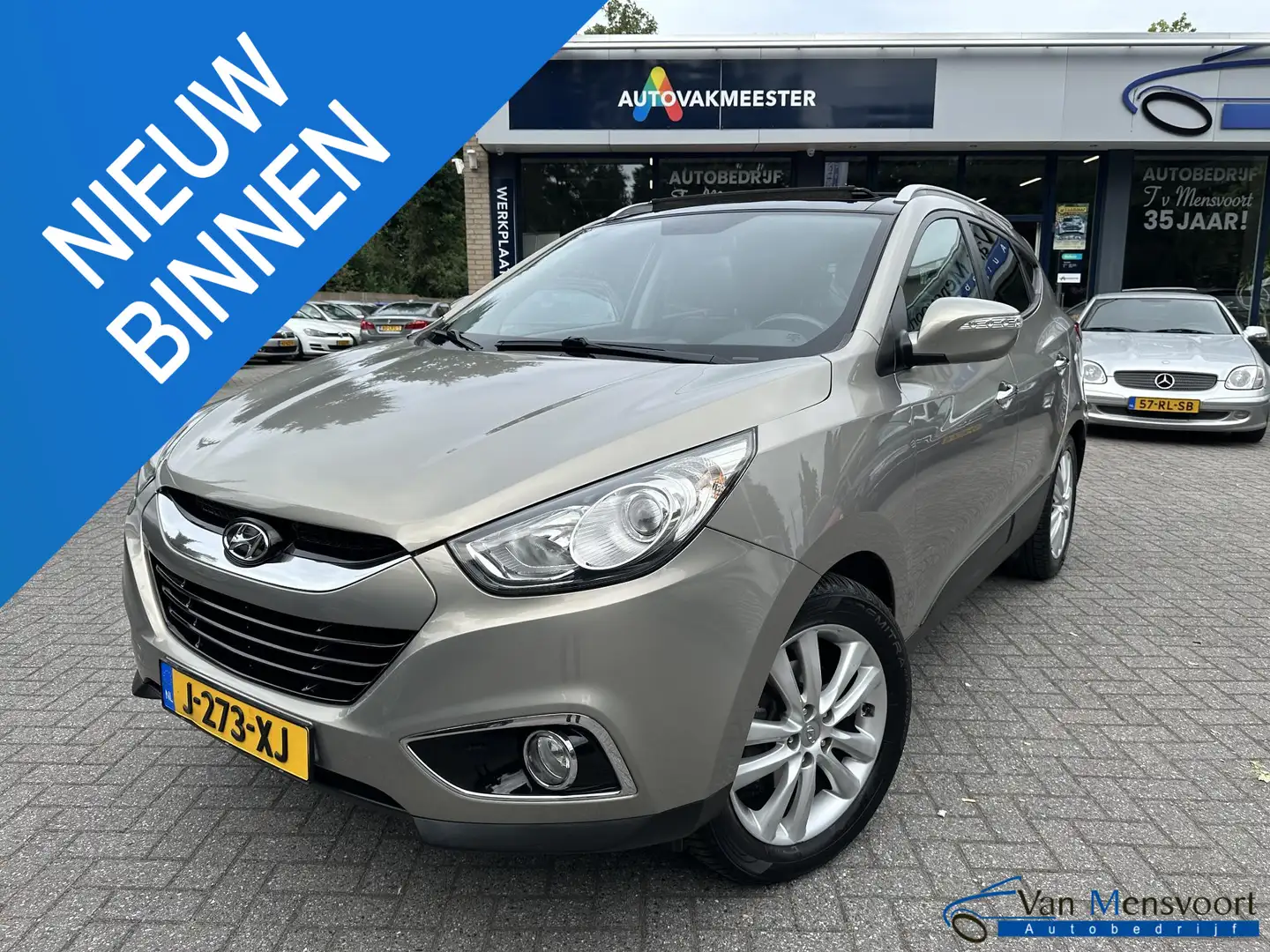 Hyundai iX35 2.0i Automaat 4WD i-Catcher Leder|Navi|Panorama|Ca Grijs - 1
