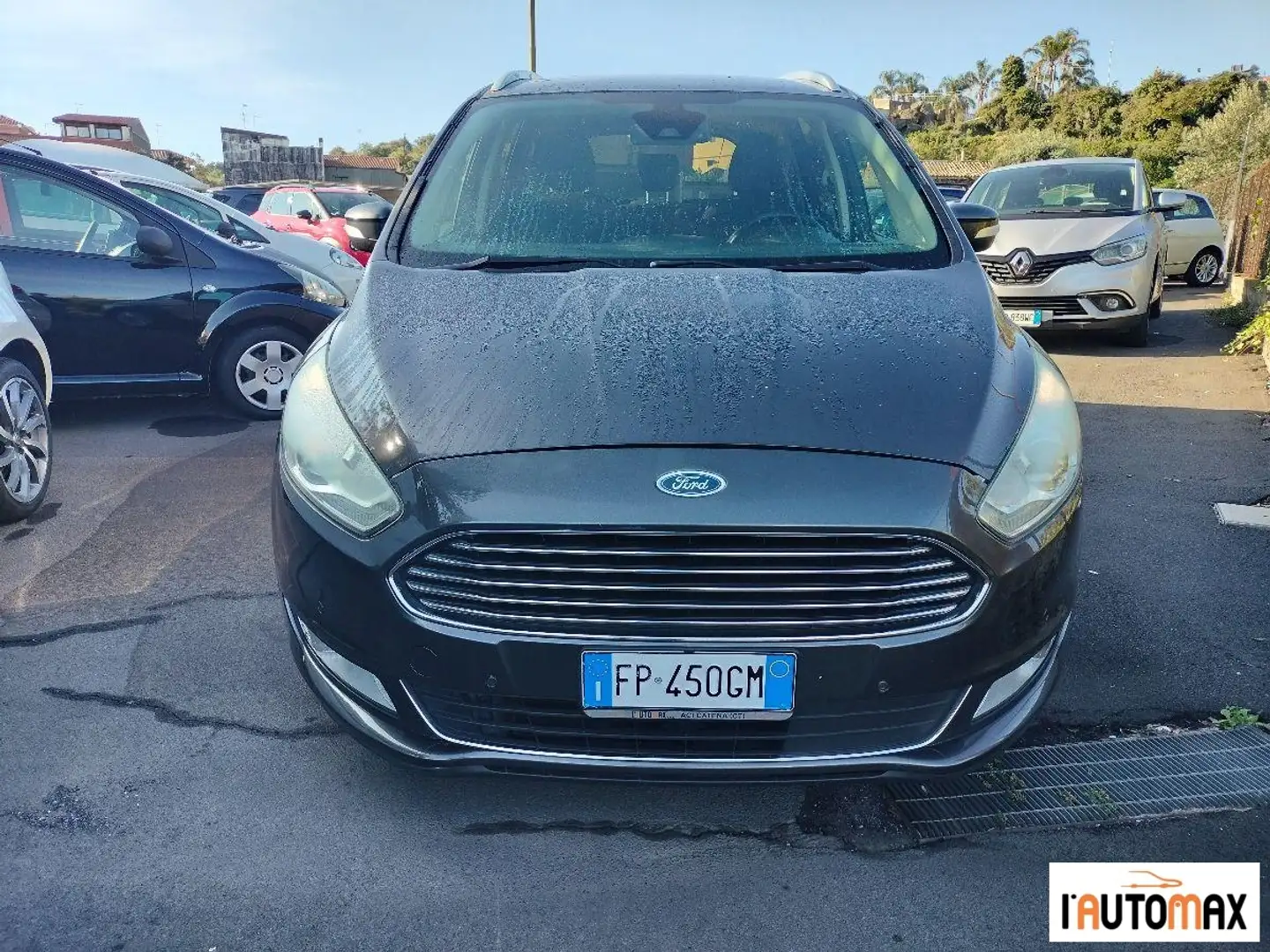 Ford Galaxy 2.0 tdci Titanium 7 Posti Grigio - 2