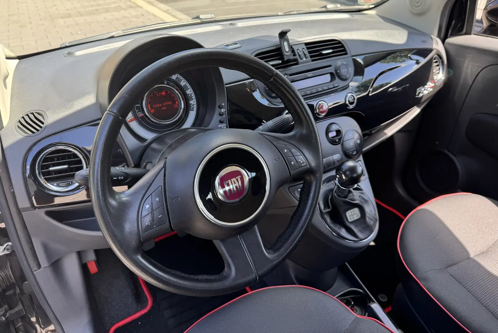 Fiat 500C 1.2 Lounge Cabrio, Klima, Zahnriemen NEU Black - 2