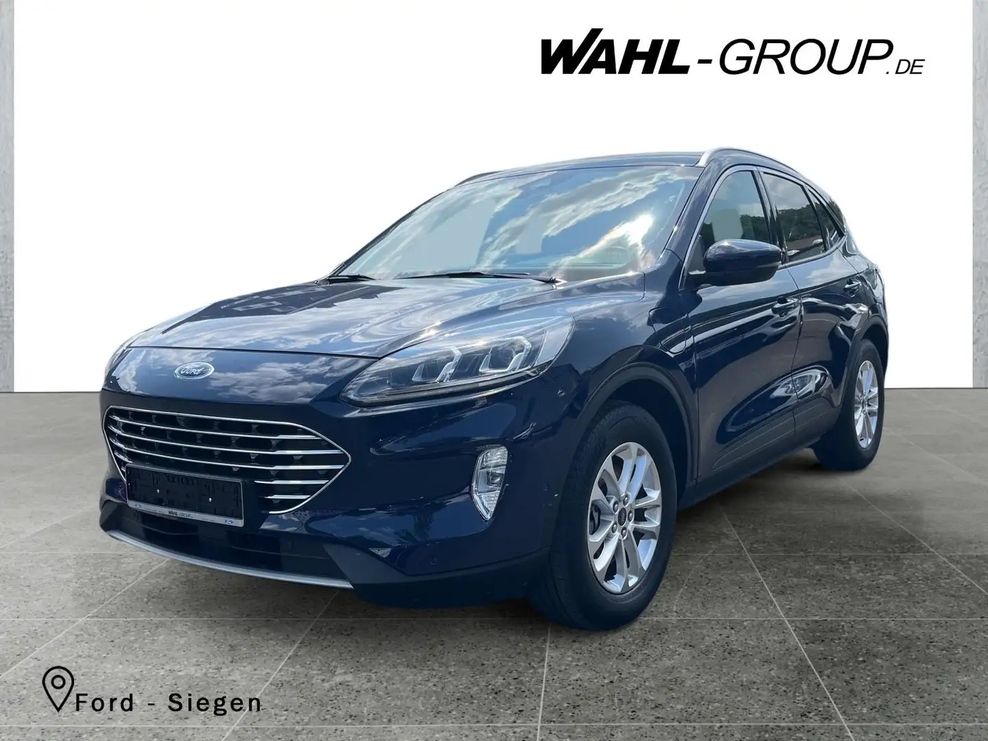 Ford Kuga 2.5 PHEV Titanium X AHK LED PDC Blauw - 1